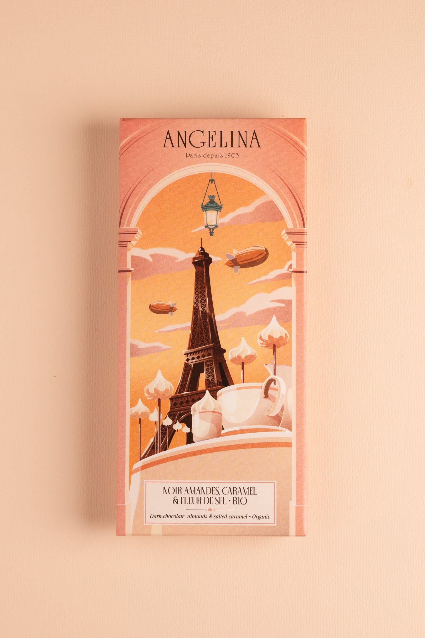 Tablette de Chocolat Noir Amandes, Caramel BIO et fleur de sel