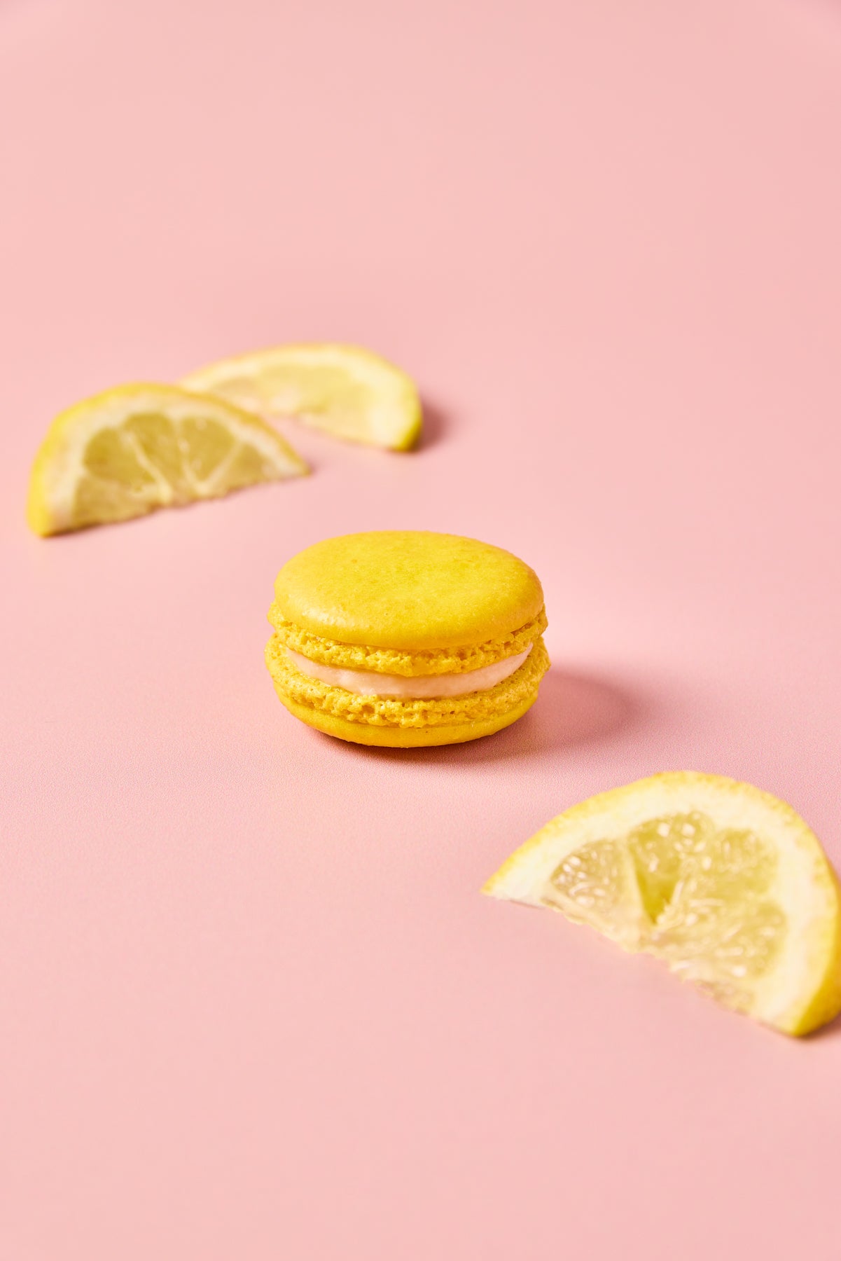 Mini macaron citron