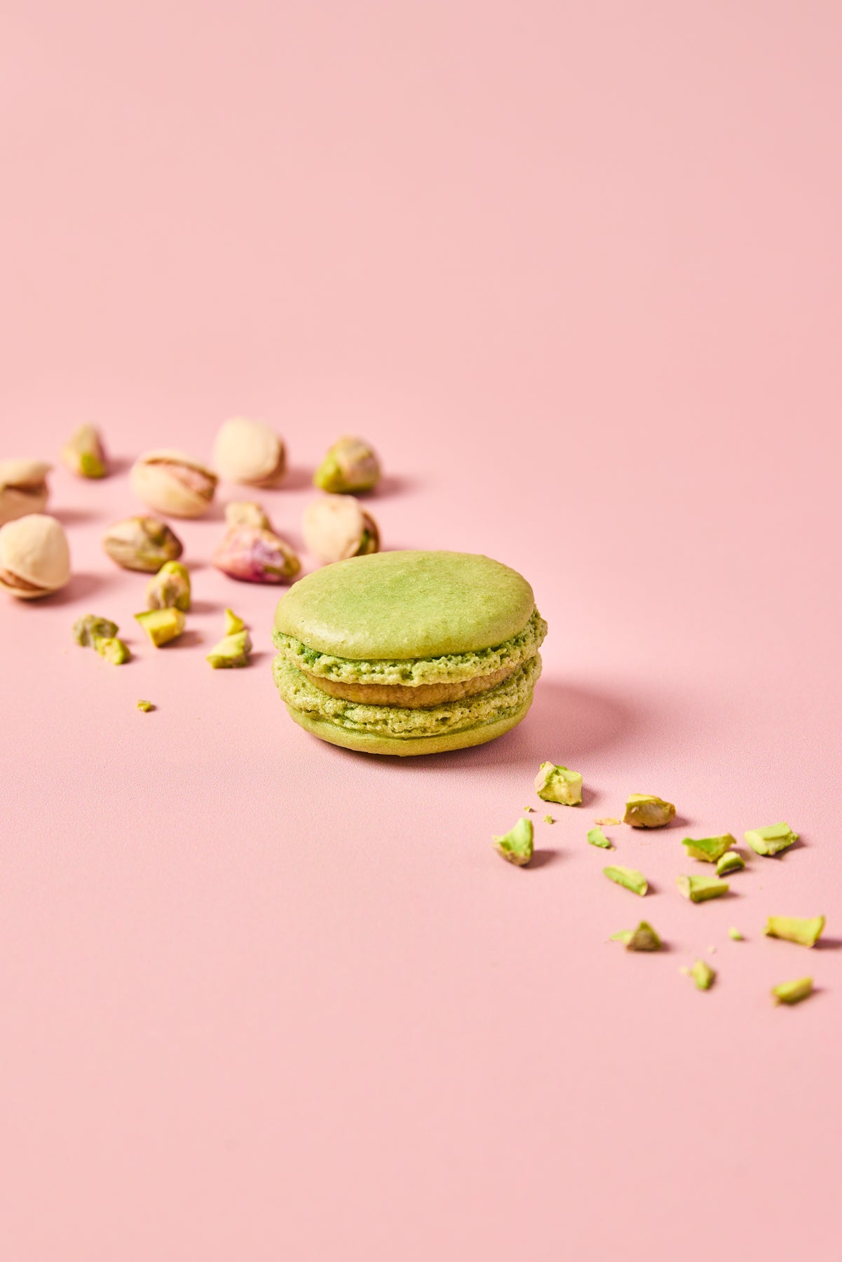 Mini macaron pistache