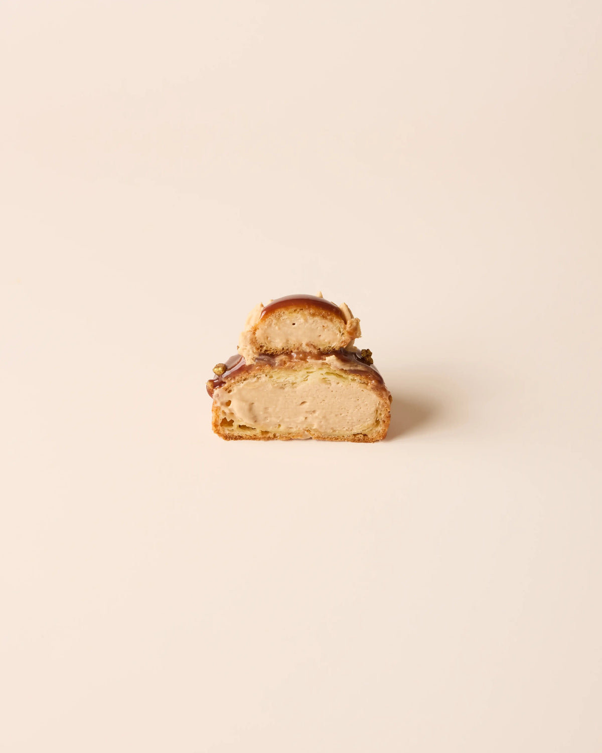 Religieuse caramel