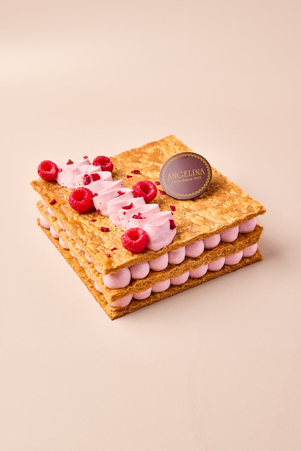 Millefeuille framboise