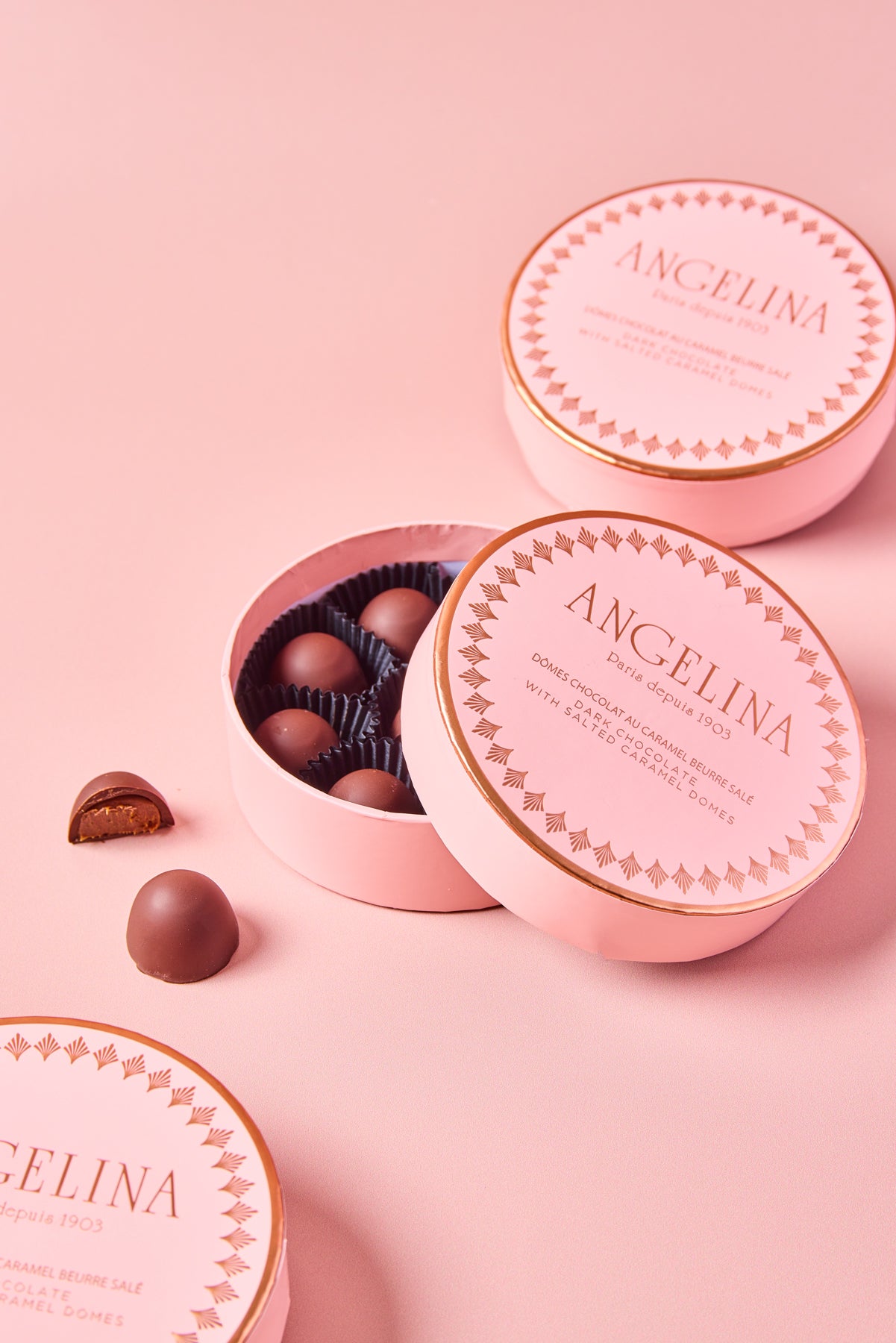 Boîte Délices Chocolat cœur Caramel
