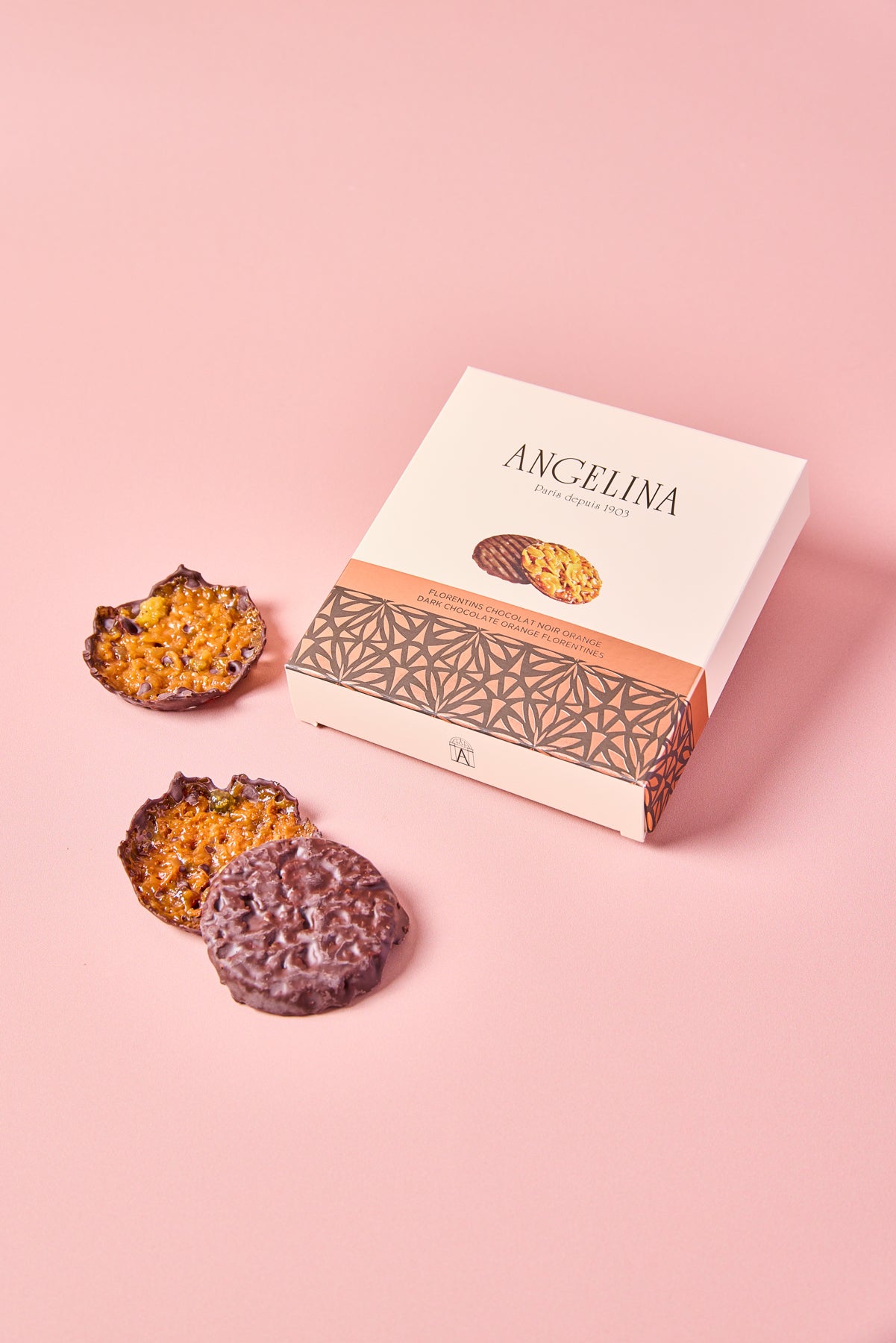 Florentins au Chocolat Noir - Orange