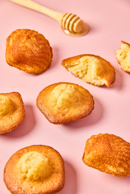 Lot de 4 madeleines miel