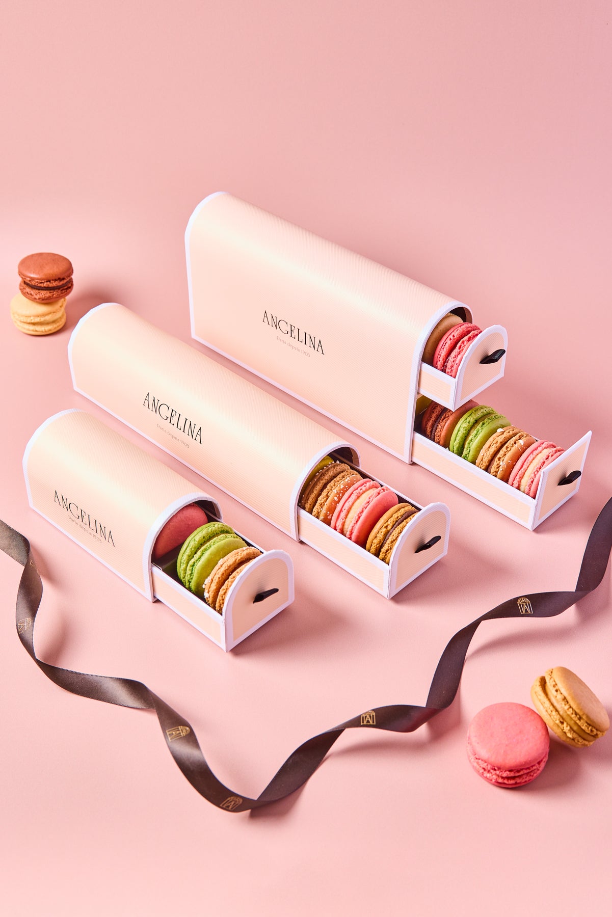 Coffrets signatures macarons