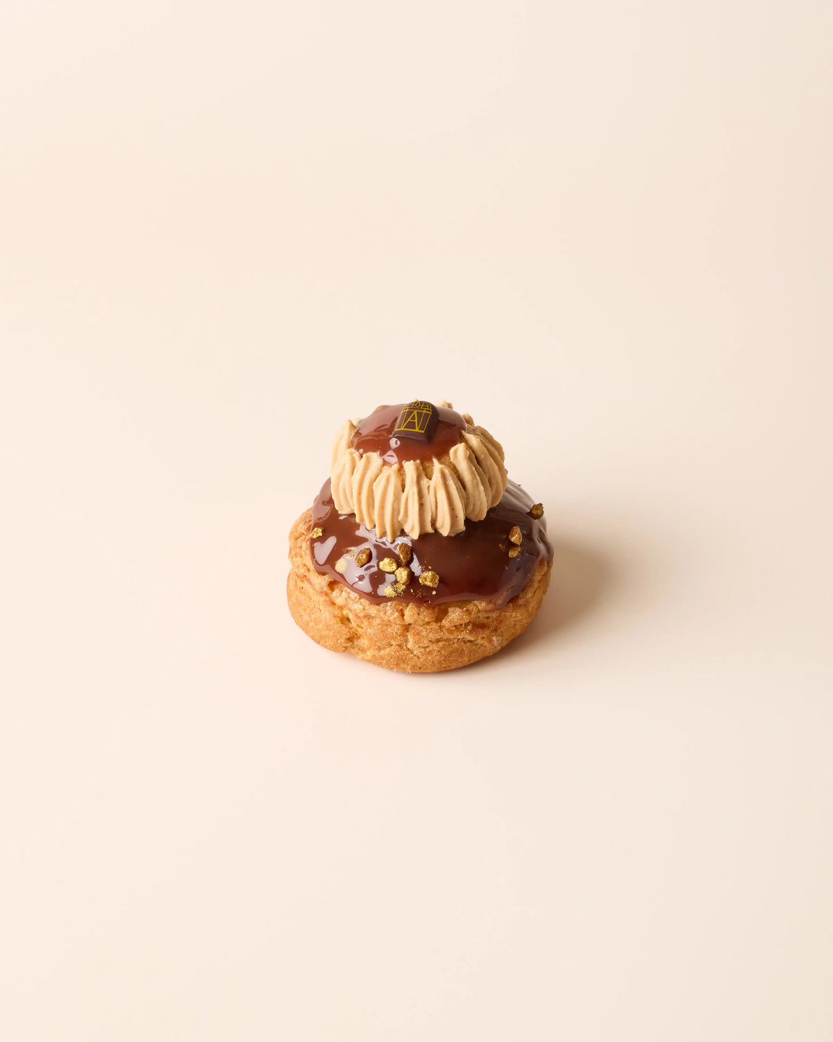 Religieuse caramel