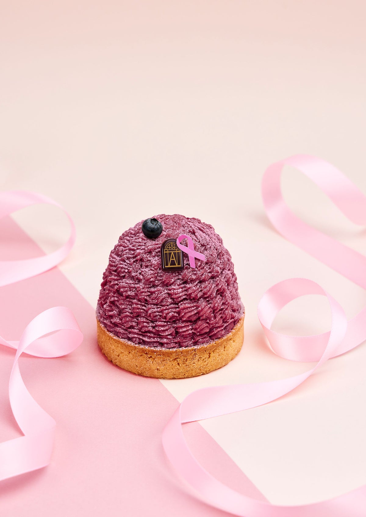 Tarte Mont-Blanc myrtille cassis